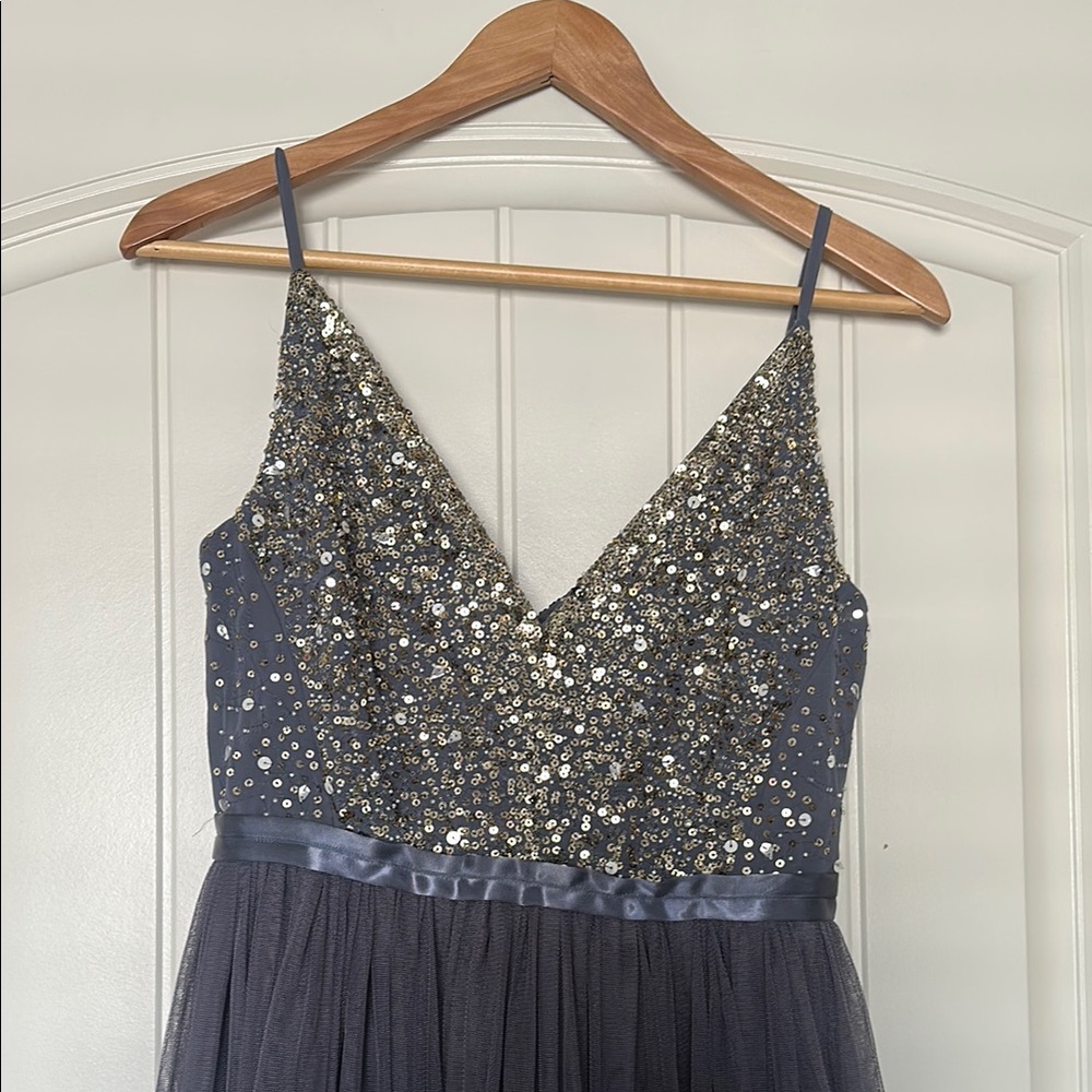 Elegant Sequin Evening Dress